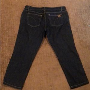 Dark wash CROPPED Joe’s.